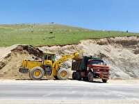 ارتقای ایمنی محور پیرانشهر–تمرچین با اجرای عملیات اصلاح مسیر و شانه‌سازی