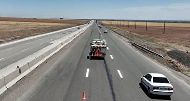 آغاز عملیات خطکشی آزادراه در قزوین در امتداد کریدور تهران – بازرگان