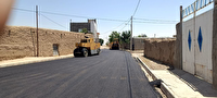 اجرای آسفالت معابر و تکمیل فاز دوم بهسازی روستای شیرین آباد شهرستان همدان