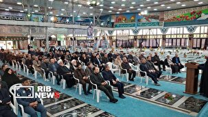 گلباران گلزار شهدای رشت با حضور مسئولان قضایی گیلان