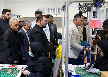 بازدید دادستان تهران از شرکت الکتروپیک