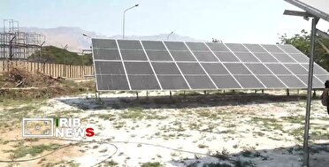 افتتاح چهارمین نیروگاه خورشیدی شرکت ملی نفت منطقه لرستان 