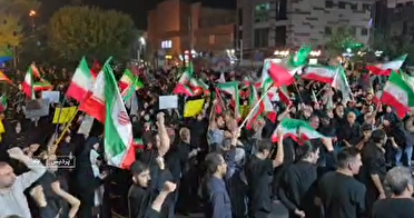 اجتماع پرشور پردیس؛ استقبال از زائرین امام شهید با صدای فریادهای انقلابی!