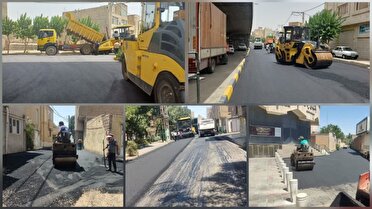 بهسازی معابر قم: ۱۰ هزار مترمربع آسفالت در سه ماه!