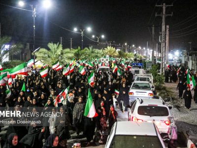 موج صد و پنجم حمایت از نظام اسلامی در هشتبندی هرمزگان