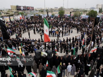 اجتماع بزرگ عزاداران حسینی بندرعباس در روز تاسوعا