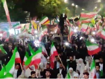 تصاویر هوایی از حضور حماسی مردم ارومیه در خیابان