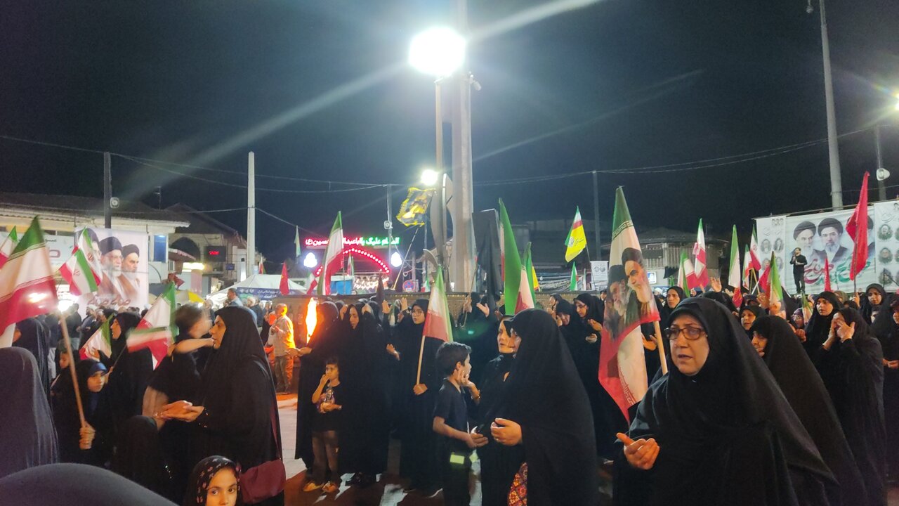 حماسه حضور و عزاداری بر سیدالشهدا در ایرانشهر