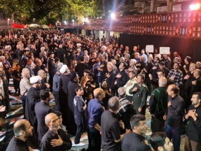 شور حسینی لاهیجانی‌ها در شب دوم محرم