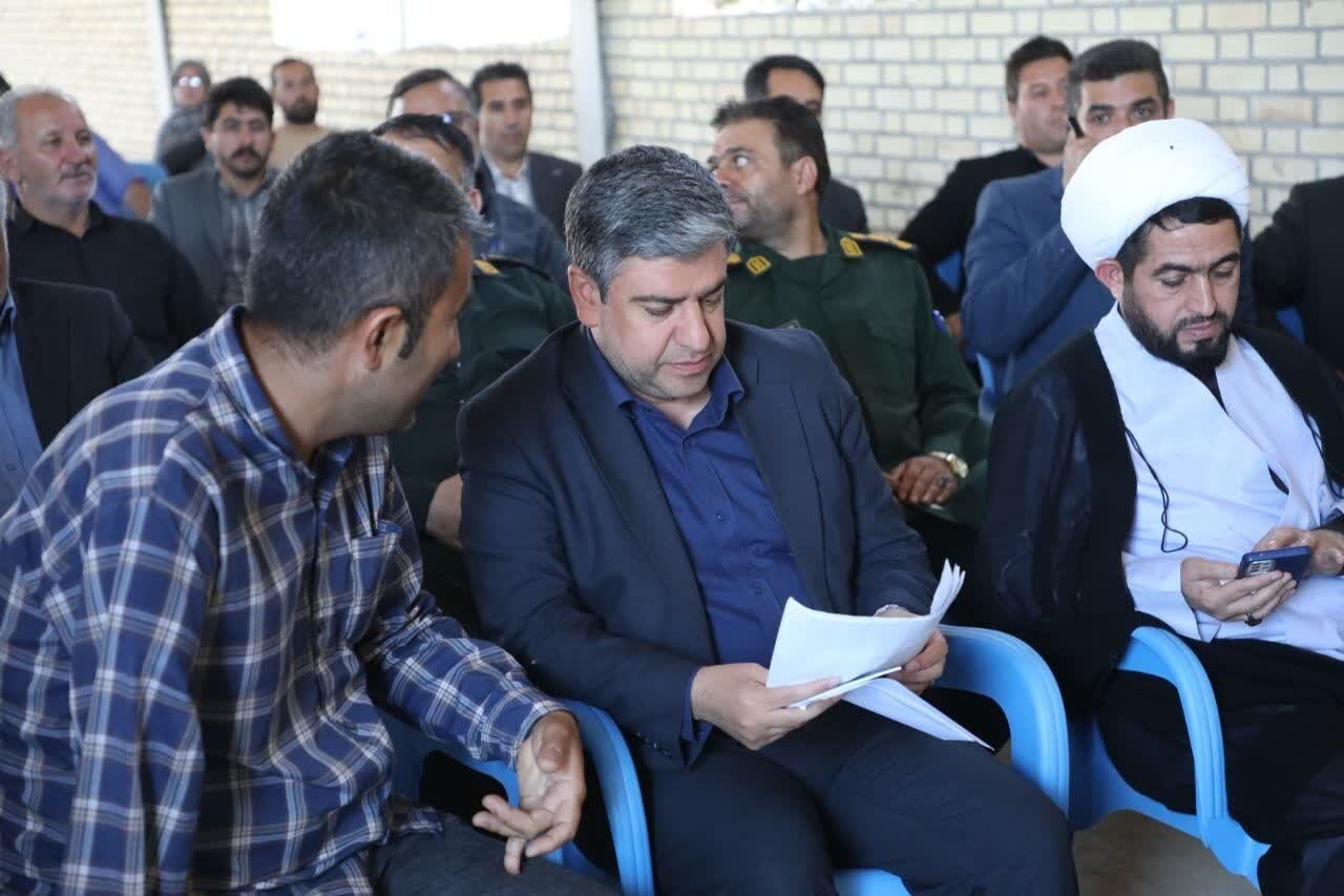 افتتاح پروژه انتقال آب ۱۸ روستای اصلاندوز از کانال سد خداآفرین