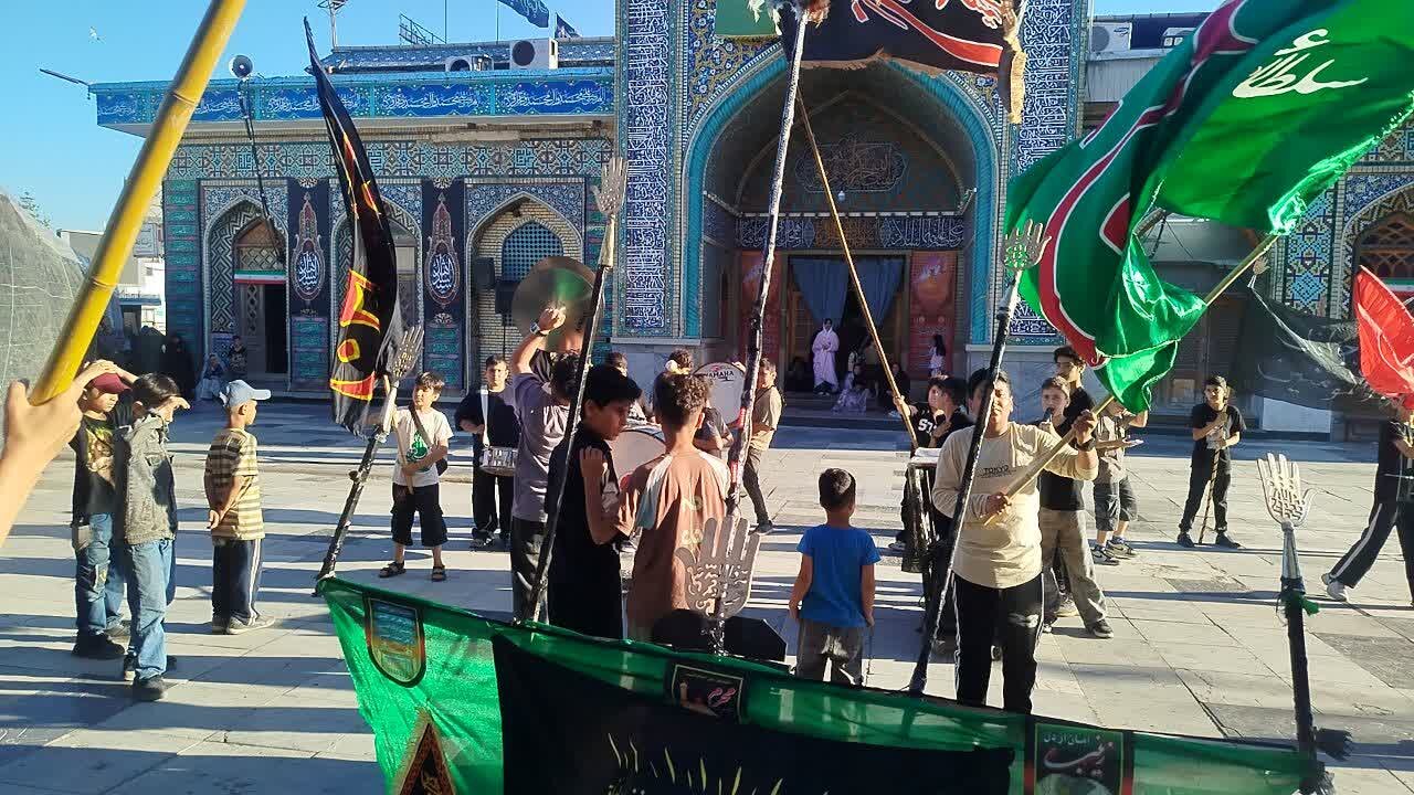 اقامه عزا از سوی کودکان در سومین روز ماه محرم