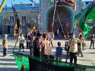 اقامه عزا از سوی کودکان در سومین روز ماه محرم