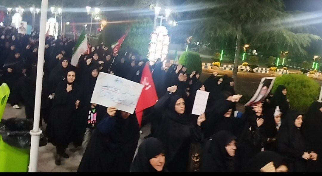 محمدیه در یکصد و پانزدهمین شب تجمعات مردمی