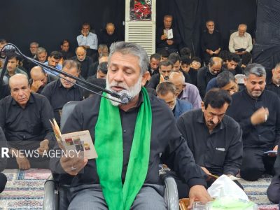 مراسم قرائت زیارت حضرت عباس (ع) در دیر برگزار شد
