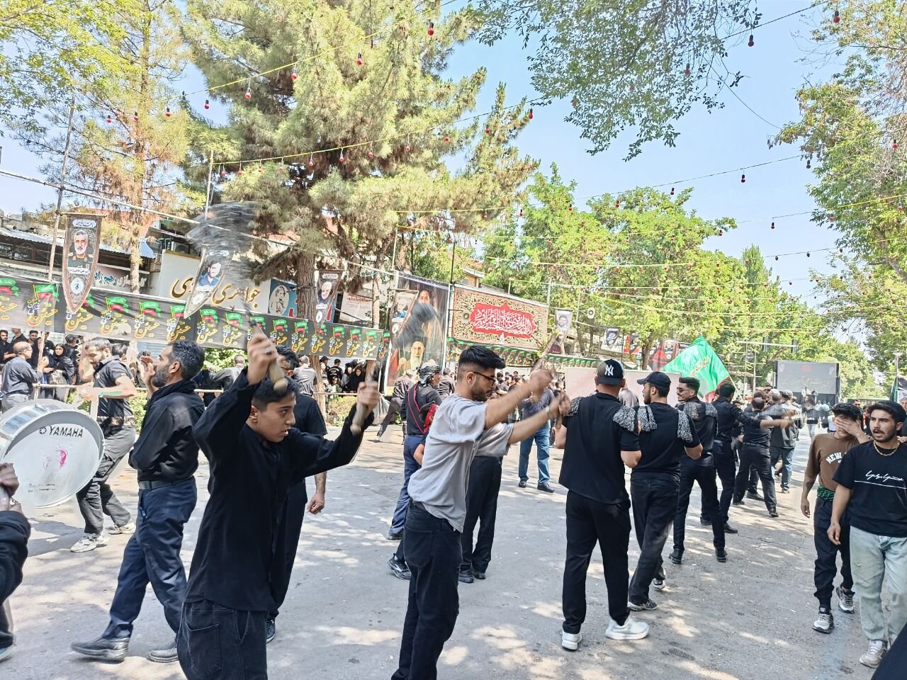 عزاداری هیئات مذهبی بجنورد در روز تاسوعا