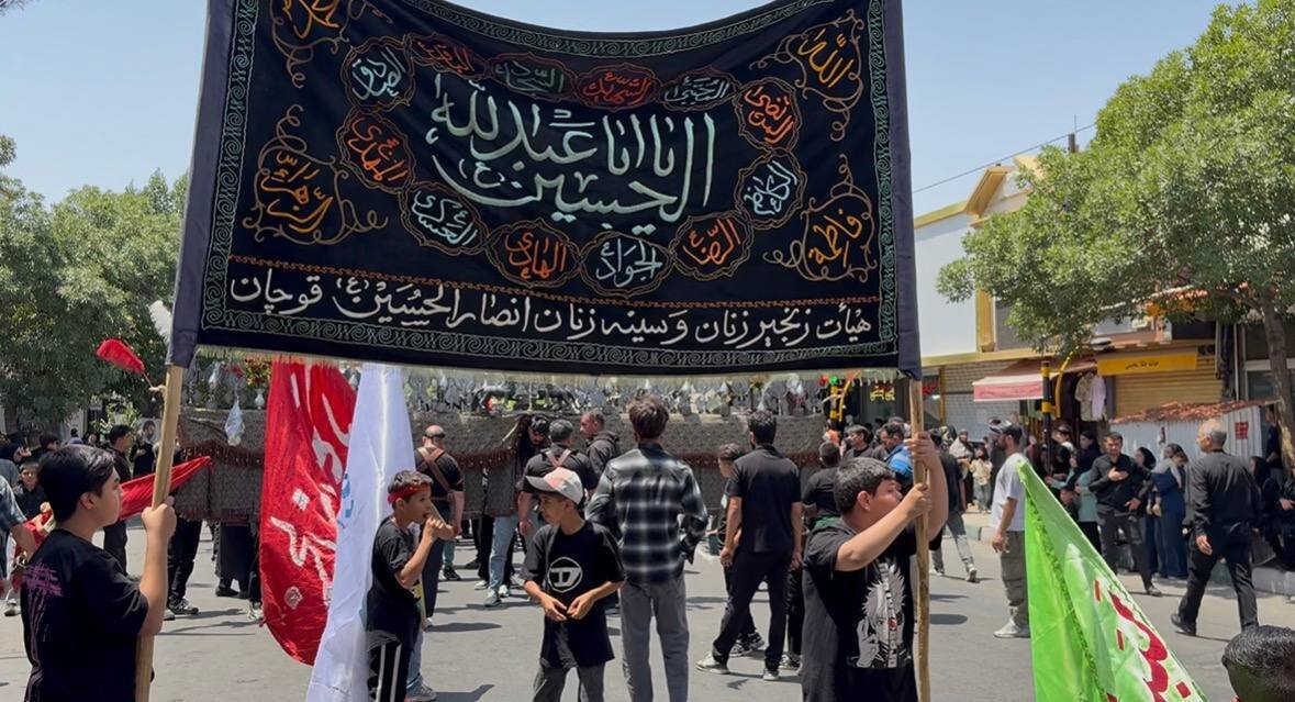 شور ابوالفضلی در تاسوعای حسینی مردم قوچان