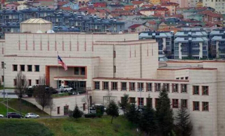 تیراندازی در محوطه سفارت آمریکا در لبنان