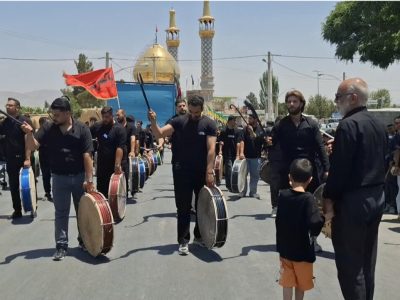 میزبانی شاهزاده ابراهیم در روز تاسوعا(ع) از هیأت‌های مذهبی روستاهمجوار