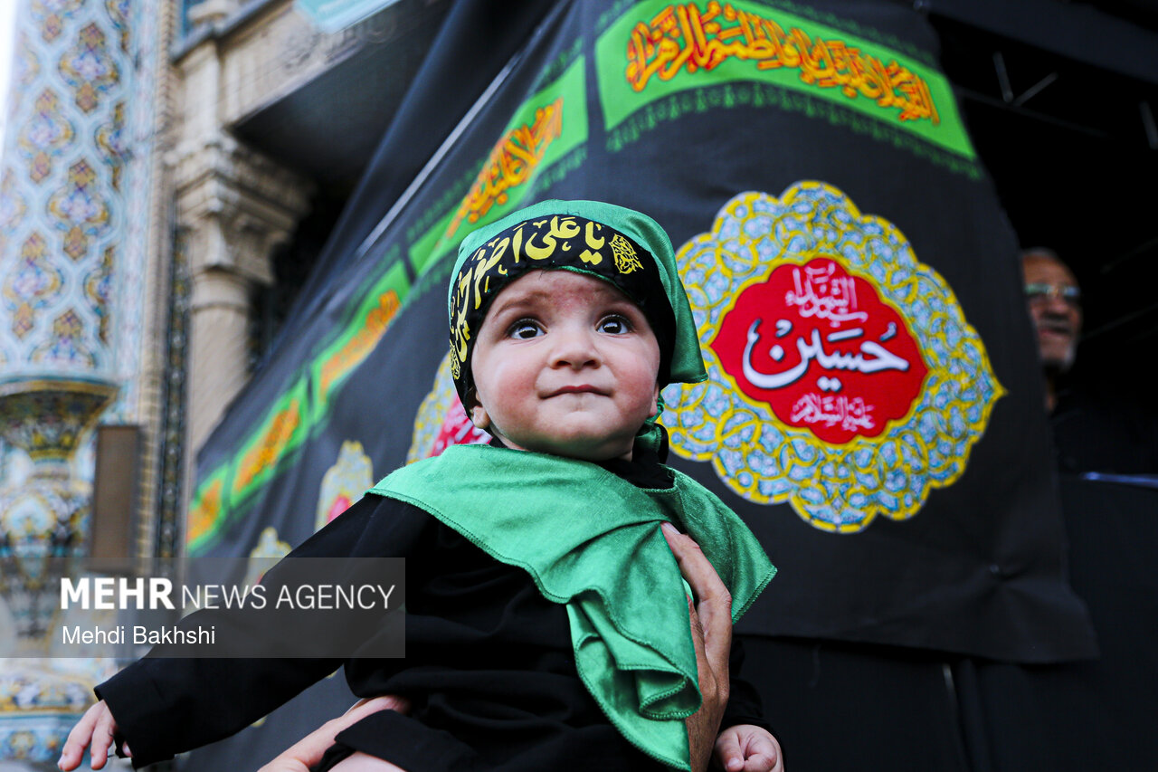 مراسم سوگواری تاسوعا در آستان مقدس امامزاده عقیل (ع) برگزار شد
