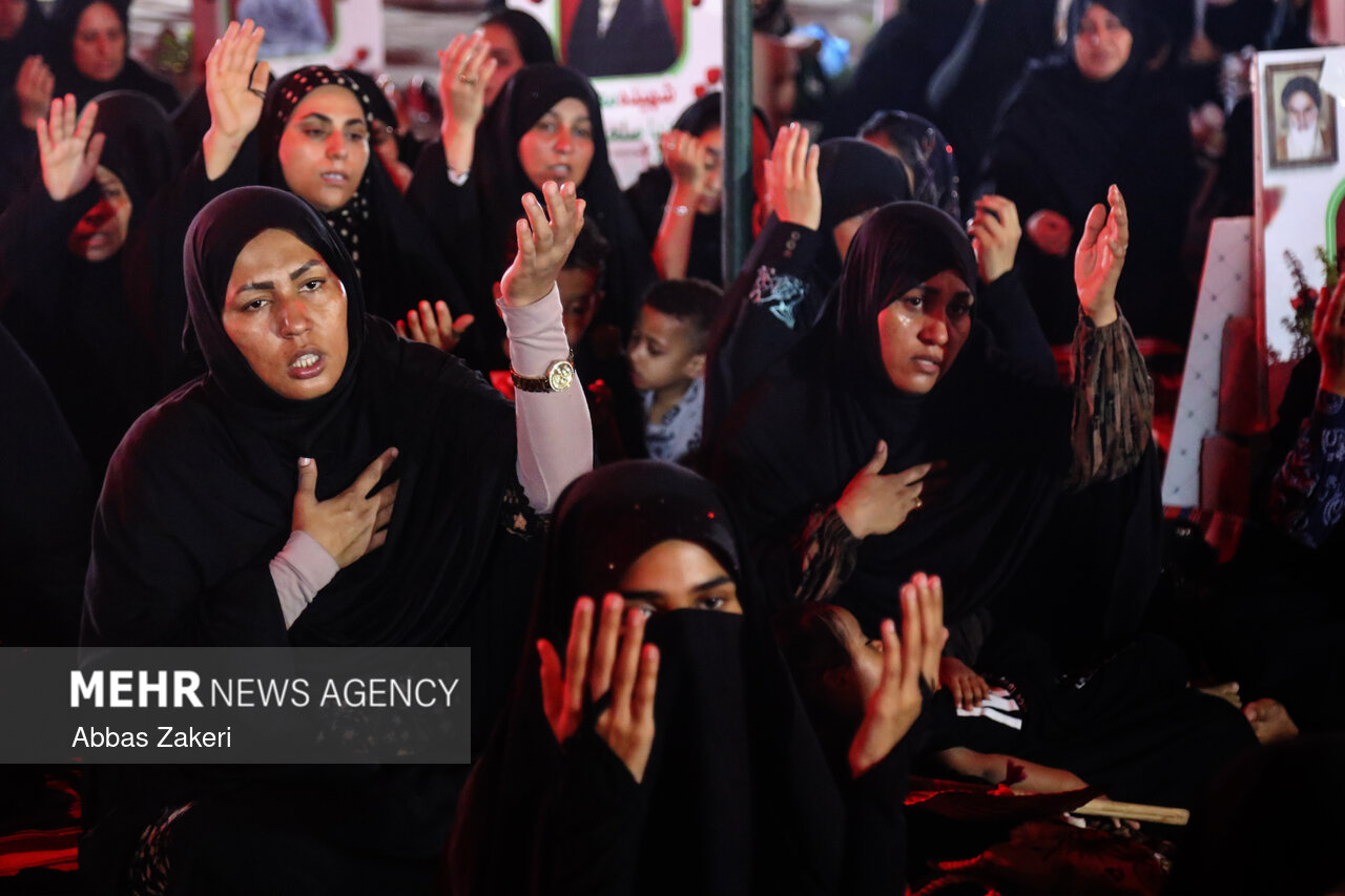 تجمع مردم «حسین آباد» دلگان در شب صد و پانزدهم