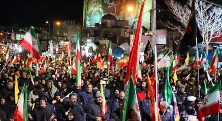 آیین شب عاشورای حسینی در شهر زادگاه بنیانگذار جمهوری اسلامی