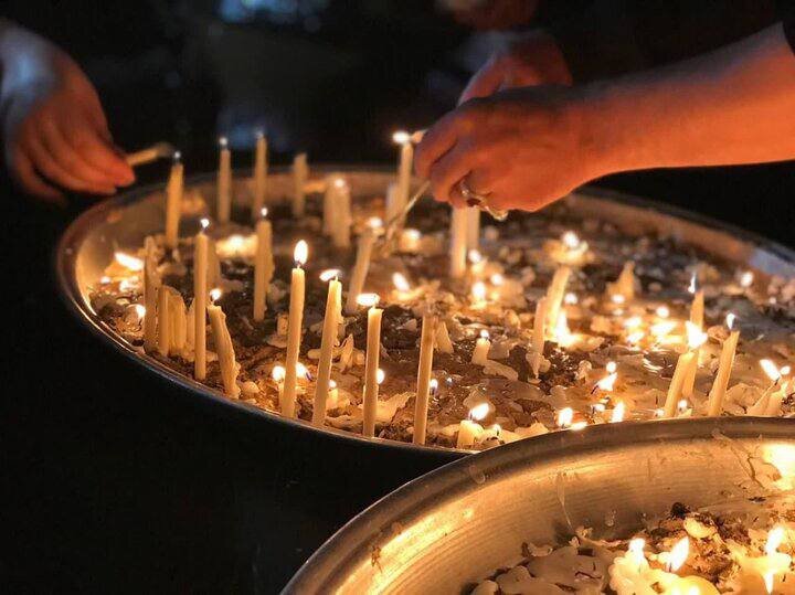 قوچان در شب عاشورا با آیین کهن «شمع‌سوزان» به سوگ نشست