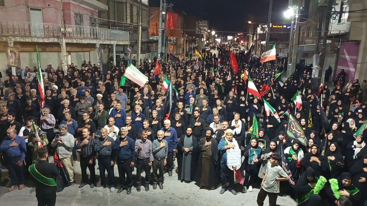 شور حسینی در شب عاشورای گچساران