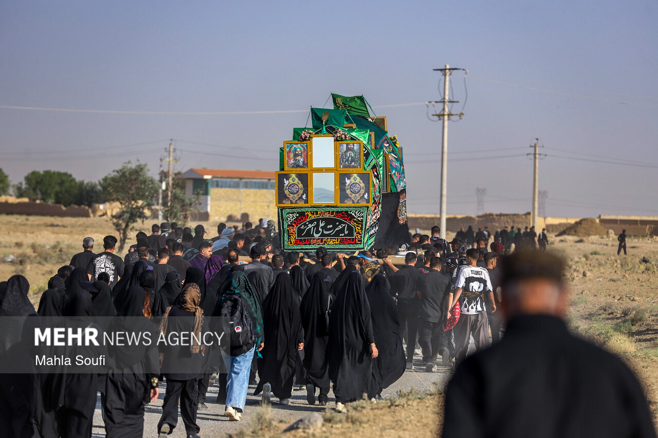 آفتاب مرکزی در سوگ حسین می‌تابد؛ تجلی حماسه‌ کربلا در قلب مقاومت