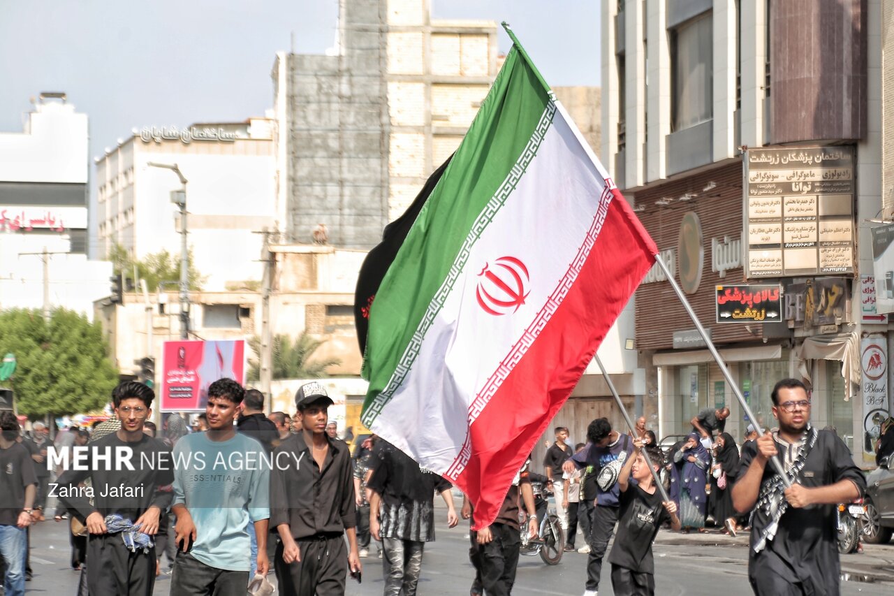 عزاداری روز عاشورا در اندیمشک