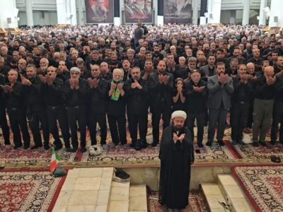 اقامه نماز ظهر عاشورا در حرم شاهچراغ(ع)