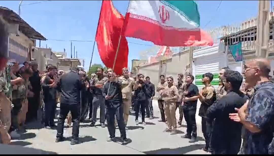 عزاداری مردم روستای سفتجان در روز عاشورای حسینی