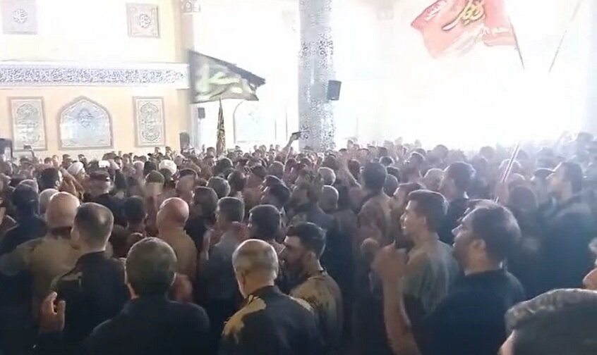 عزاداری عاشورای حسینی در مصلای خرم‌آباد