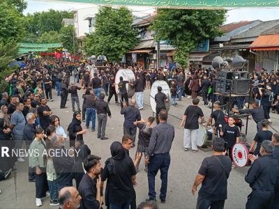 عزاداری مردم شفت در عاشورای حسینی