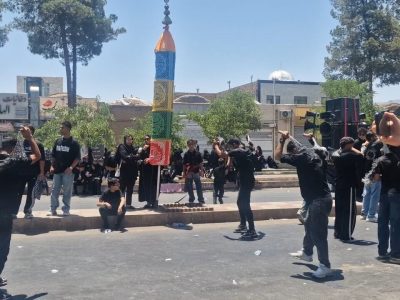 ظهر عاشورا در بیرجند؛ سوگ حسینی در دمای ۴۰ درجه