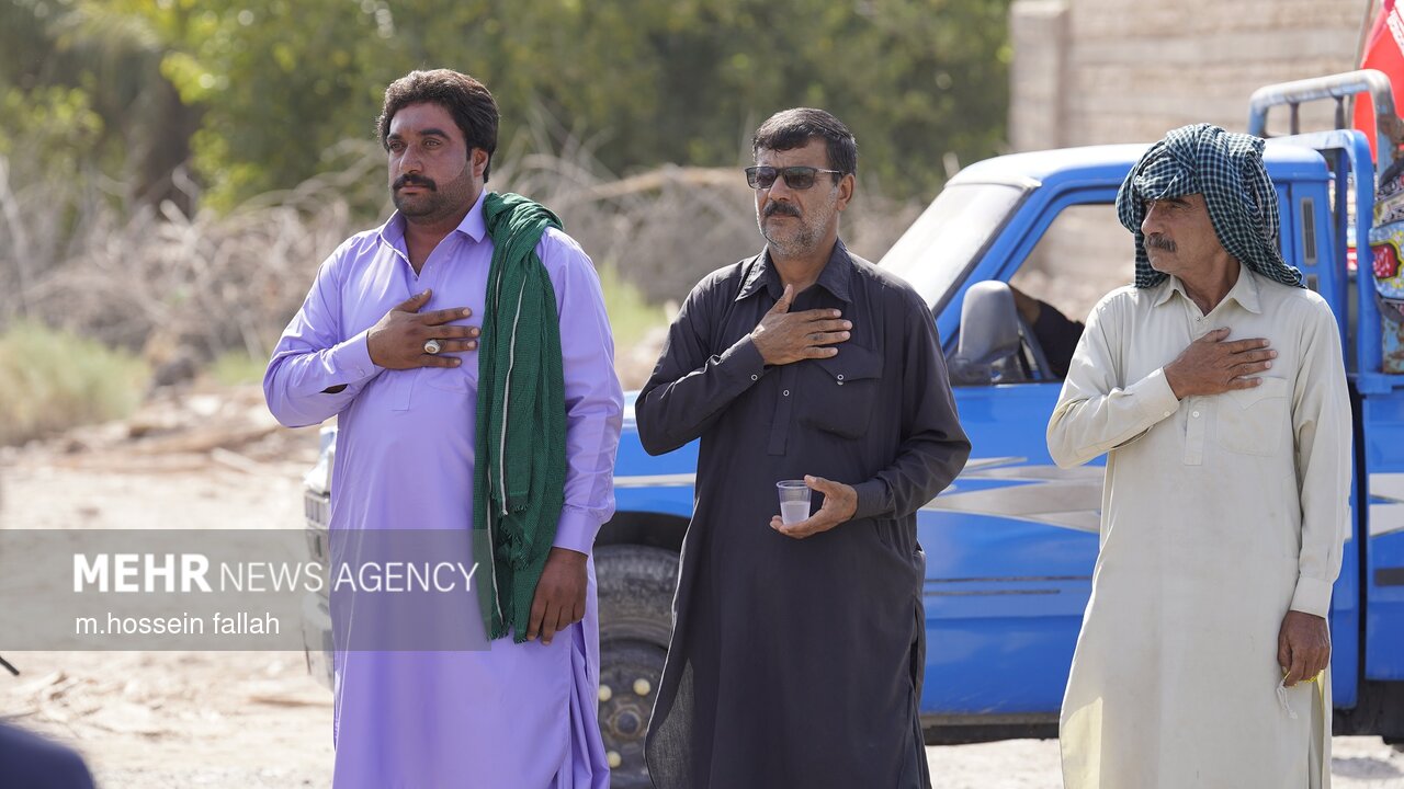 عزاداری باشکوه ایرانشهری ها در روز عاشورا