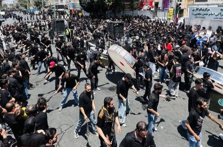 آئین سنتی سنگ‌زنی روز عاشورا در شهرستان بام و صفی آباد