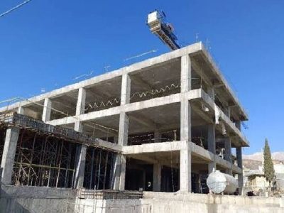 پیشرفت ۴۰ درصدی فاز تکمیلی بیمارستان شهدای گمنام یاسوج