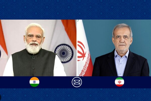 رایزنی نخست‌وزیر هند با پزشکیان درباره تنگه هرمز