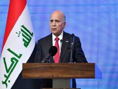 فواد حسین در نشست خبری با البدیوی: عراق مخالفت جنگ علیه ایران است