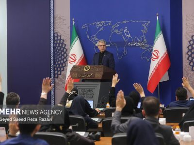 نشست خبری سخنگوی وزارت امور خارجه ایران برگزار شد
