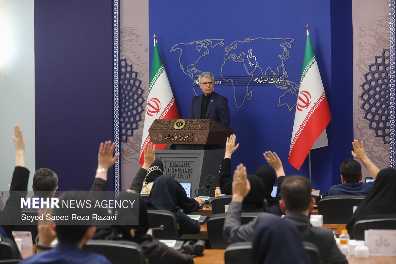 نشست خبری سخنگوی وزارت امور خارجه ایران برگزار شد