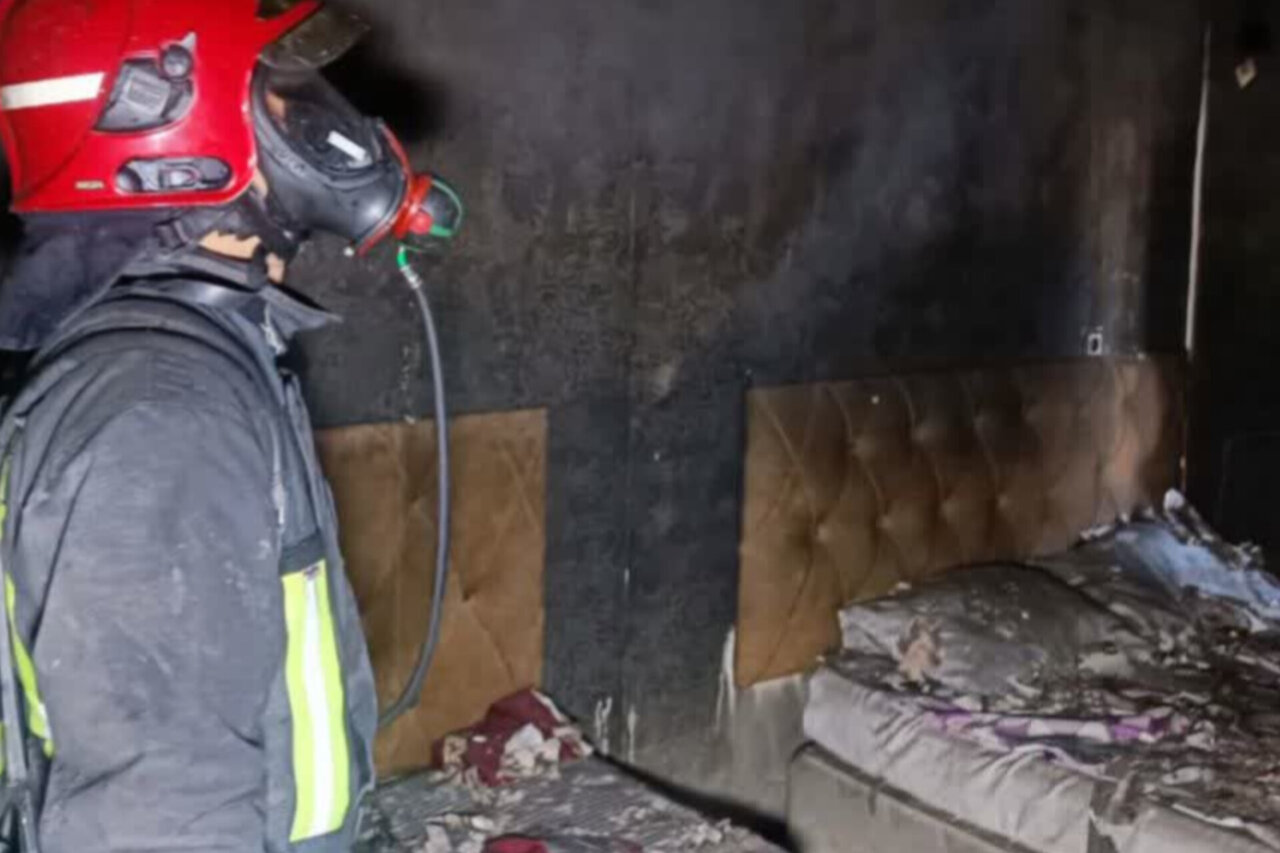 آتش‌سوزی در خانه مسافر مشهد، جان یک کودک را گرفت