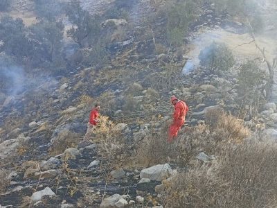 آتش‌سوزی در رودرونه باشت تحت کنترل درآمد