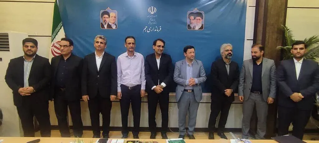 آیین تکریم و معارفه رئیس دادگستری شهرستان جم برگزار شد