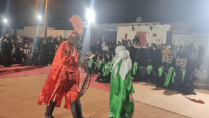 آیین نکوداشت تعزیه در چرام با استقبال مردم برگزار شد
