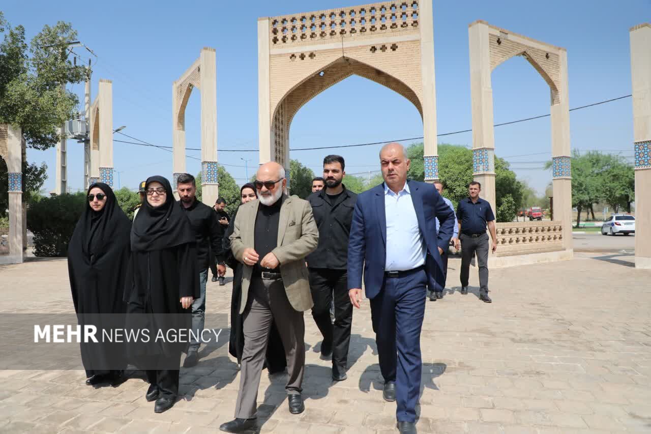 ادای احترام به قیصر امین‌پور در گتوند