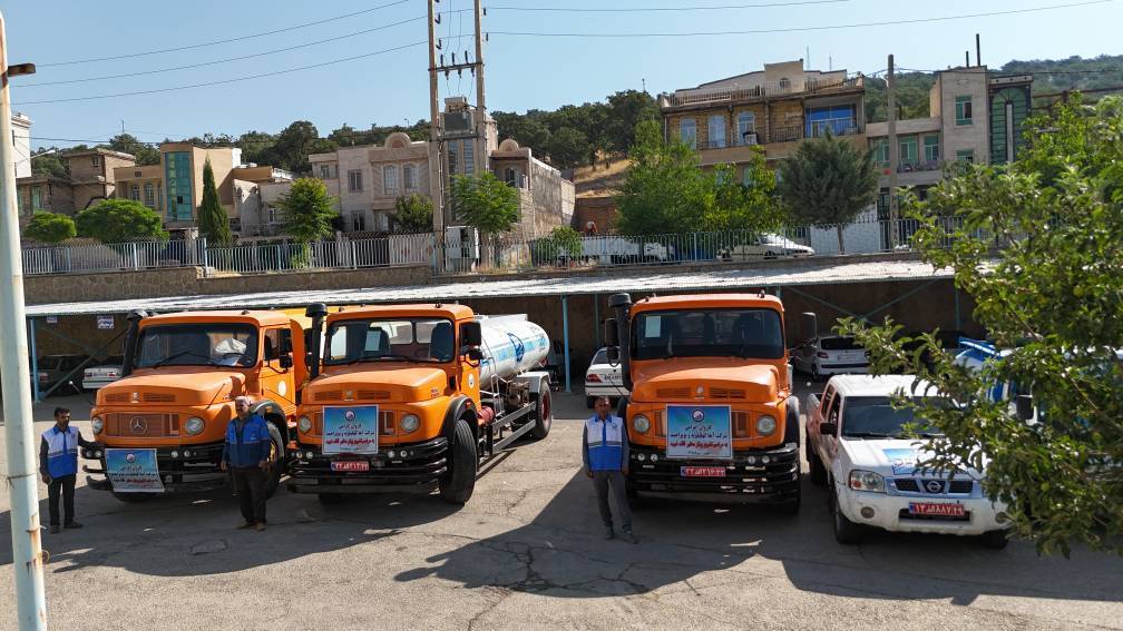 اعزام ۴ تانکر آبرسانی آبفای کهگیلویه و بویراحمد به تهران و قم