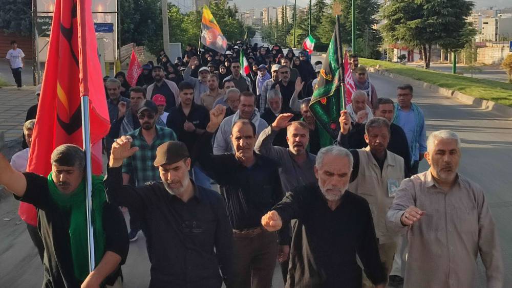 برگزاری پیاده‌روی تمرینی اربعین در یاسوج