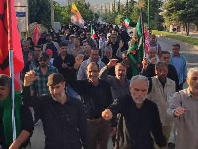 برگزاری پیاده‌روی تمرینی اربعین در یاسوج