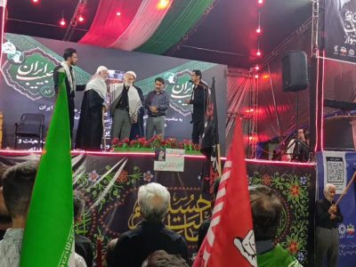تجلیل از دو پیرغلام در اجتماع شبانه گرگان با نشان «حبیب»